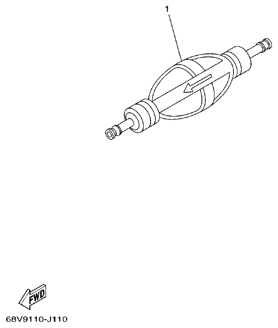 Yamaha XF425NSA2, XF425NSA7 FUEL 4 parts diagram